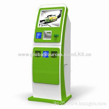 Payment Terminal Kiosk with 17-inch Touch Screen and RFID Card Reader and Wi-Fi Function